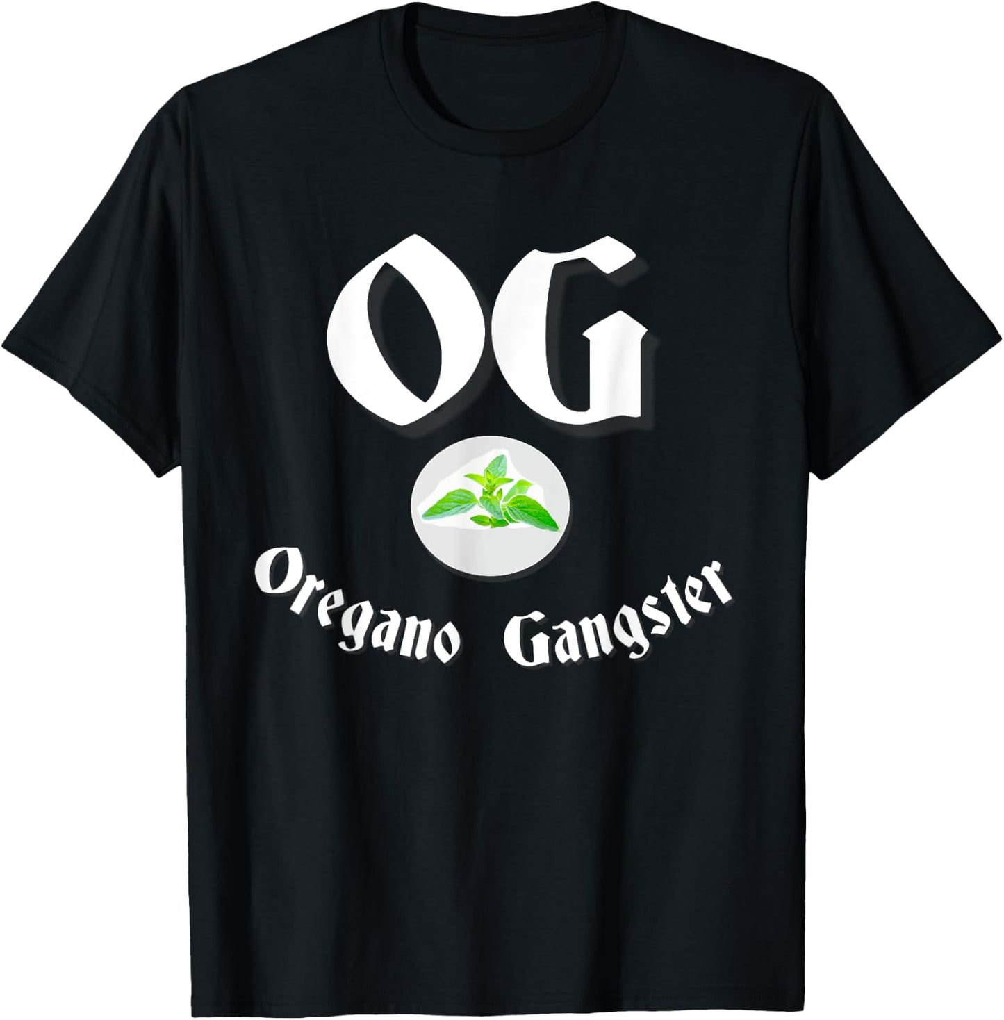 Oregano Gangster: Fantasy Chef Gift T-Shirt - T-Shirt | Black