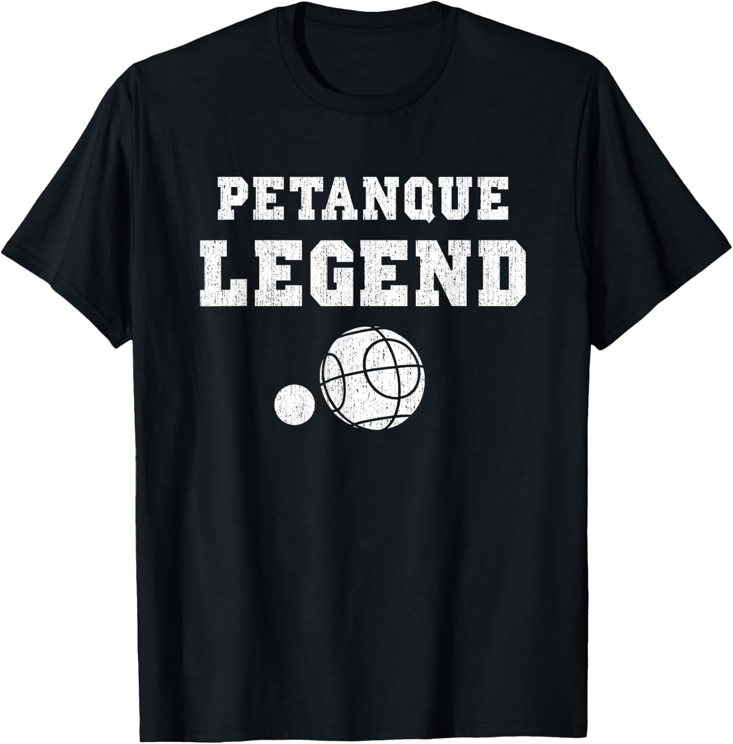 Funny Petanque Shirt - Love Petanque Game Shirt T-Shirt - T-Shirt | Black