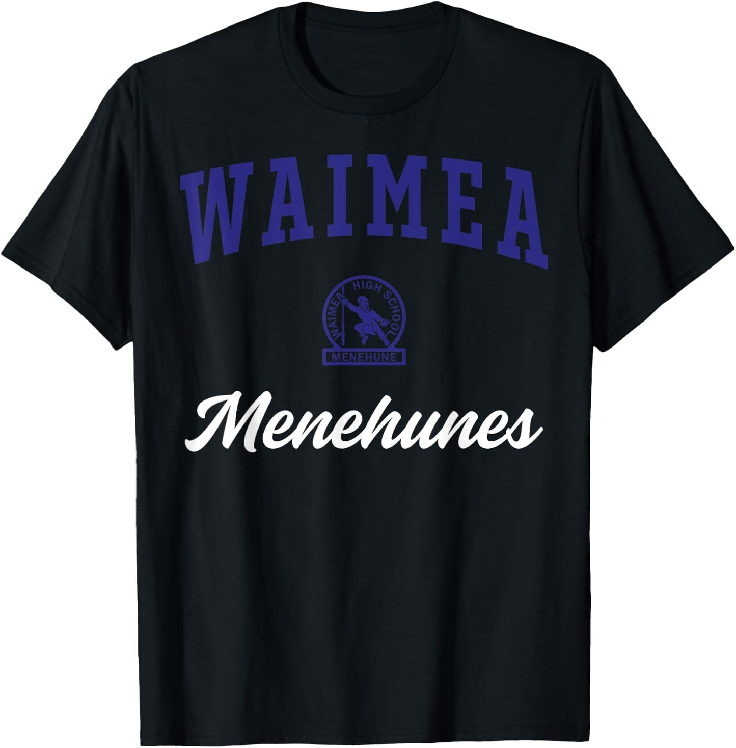 Waimea High School Menehunes T-Shirt - T-Shirt | Black