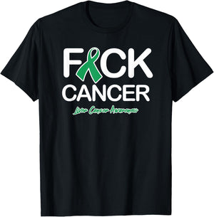 Liver Cancer Shirts Fck Cancer Liver Awareness Products T-Shirt - T-Shirt | Black