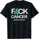 Liver Cancer Shirts Fck Cancer Liver Awareness Products T-Shirt - T-Shirt | Black