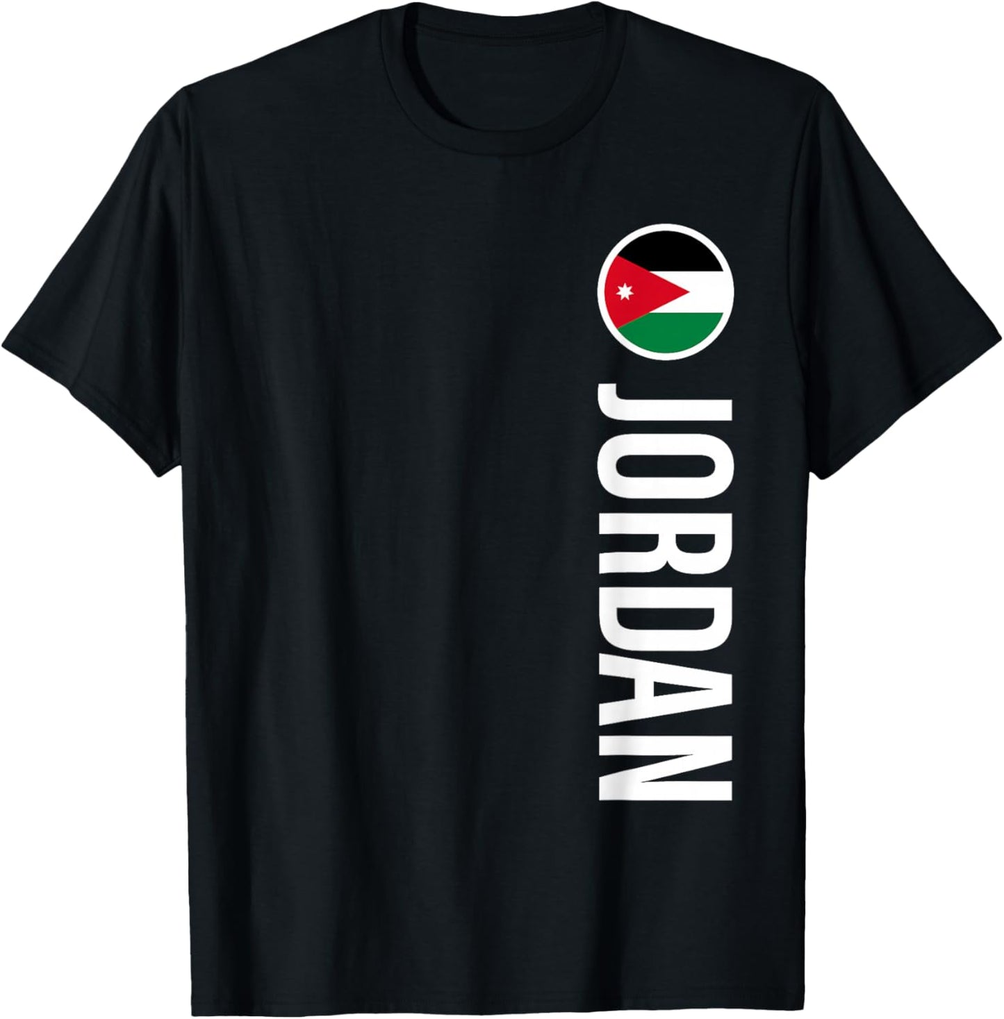 Jordan Flag Vertical T-Shirt - T-Shirt | Black