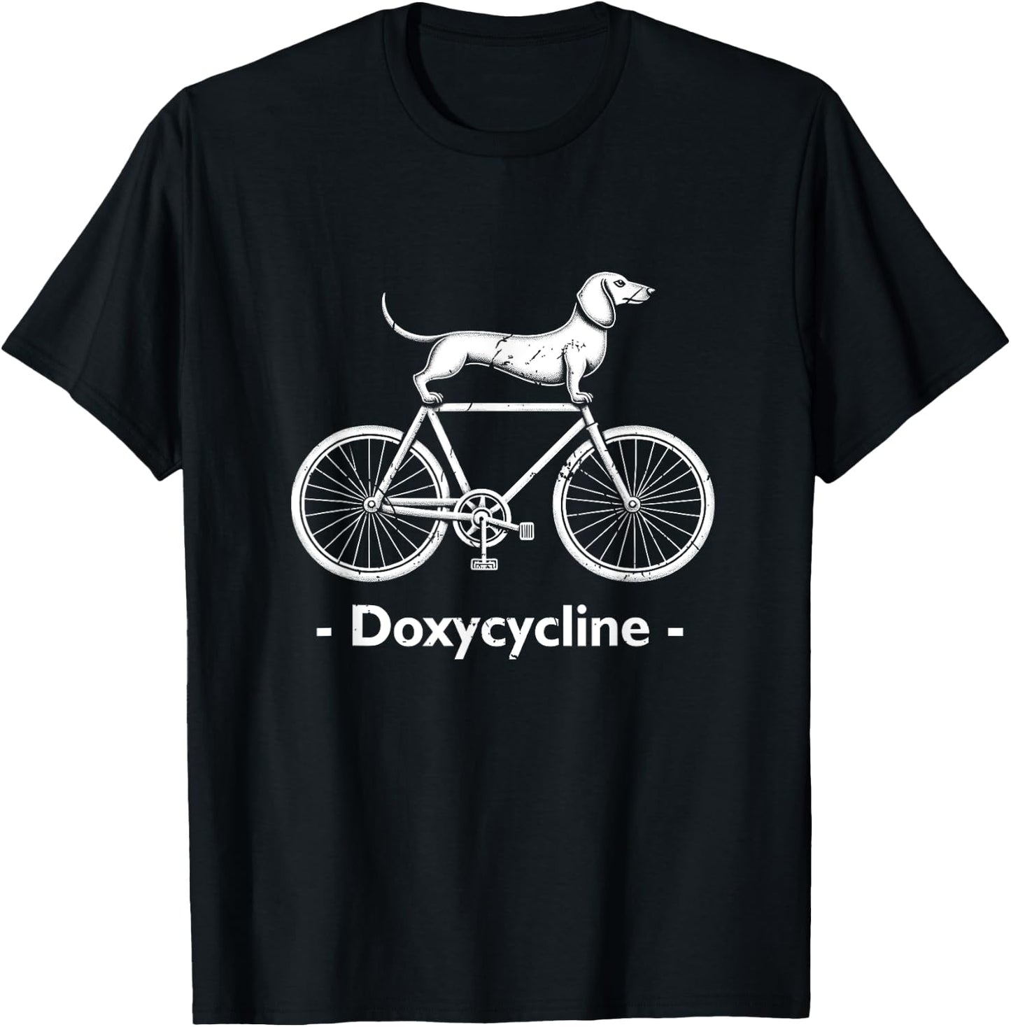 Doxycycline Pharmacy Pun Funny Veterinary Pharmacists Animal T-Shirt - T-Shirt | Black