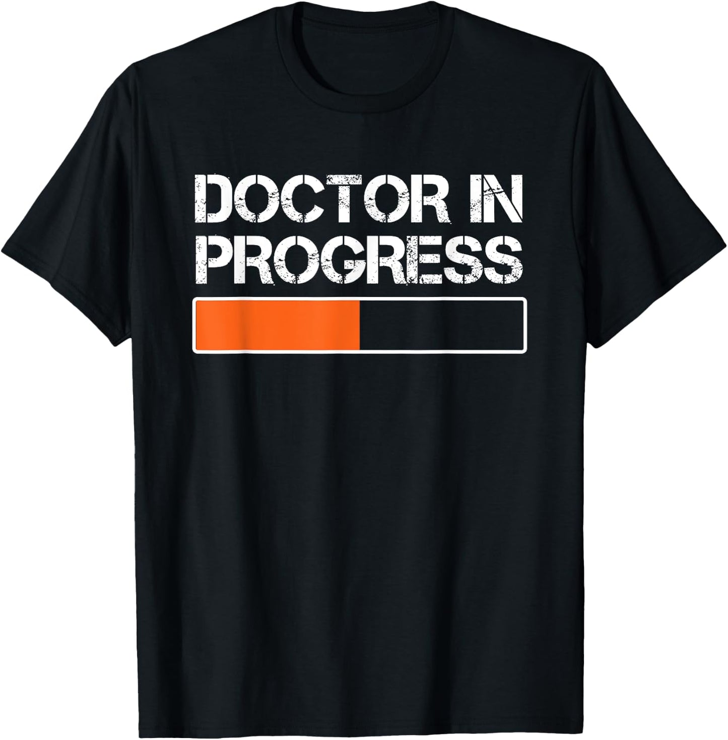 Doctor In Progress Funny Med School Student T-Shirt - T-Shirt | Black