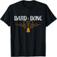 Bard To The Bone D20 funny RPG Larp Gamer Dice Guitar T-Shirt - T-Shirt | Black