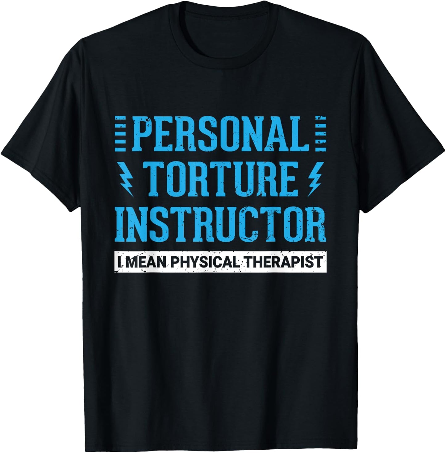 Funny PT Physical Therapist Gift Therapy Month Small T-Shirt - T-Shirt | Black