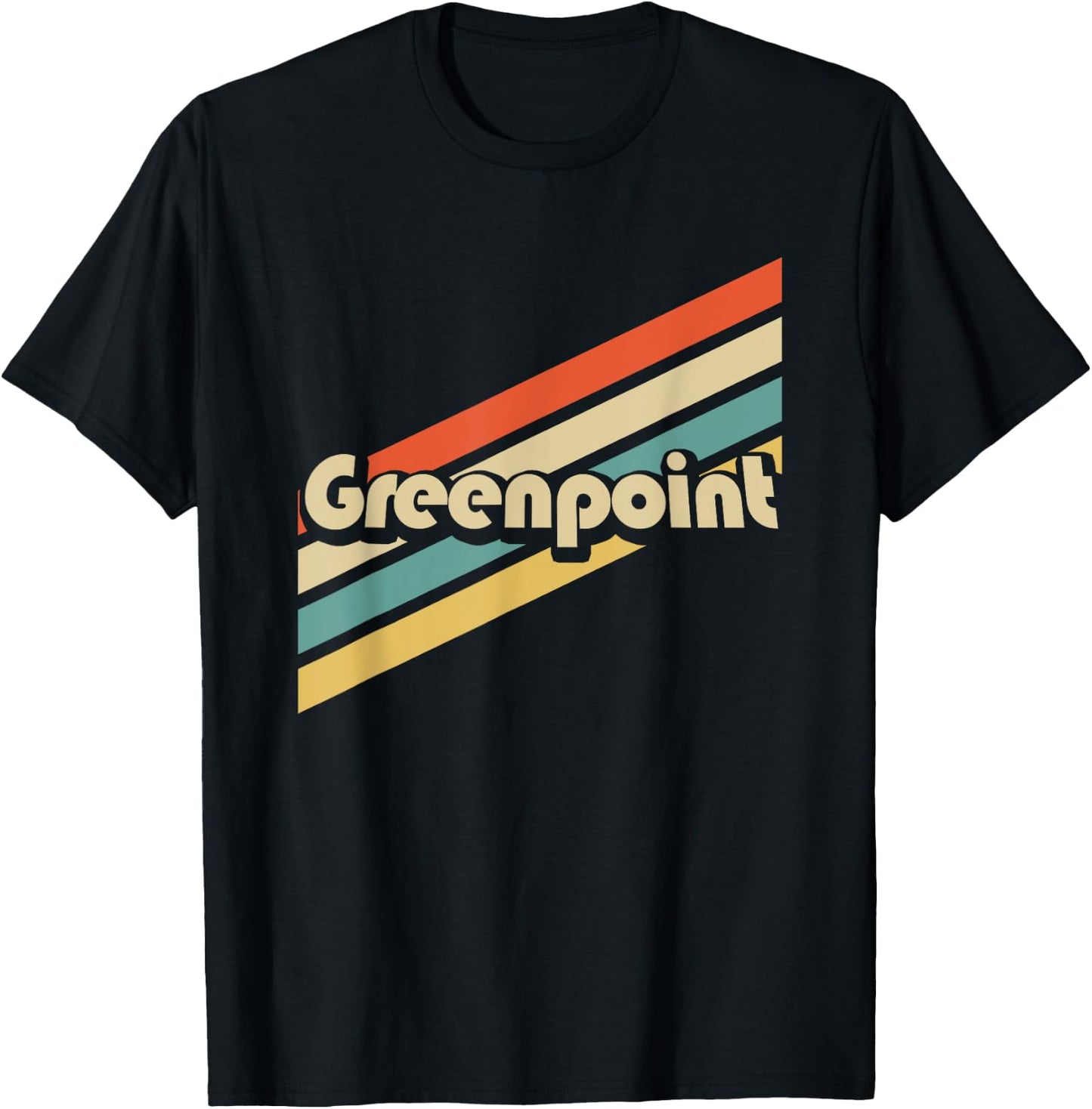 Vintage 80s Greenpoint Brooklyn T-Shirt - T-Shirt | Black