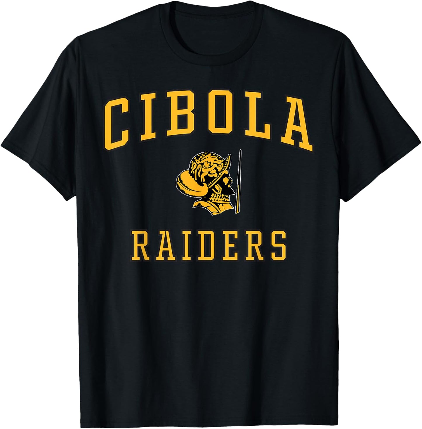 Cibola High School Raiders C1 T-Shirt - T-Shirt | Black