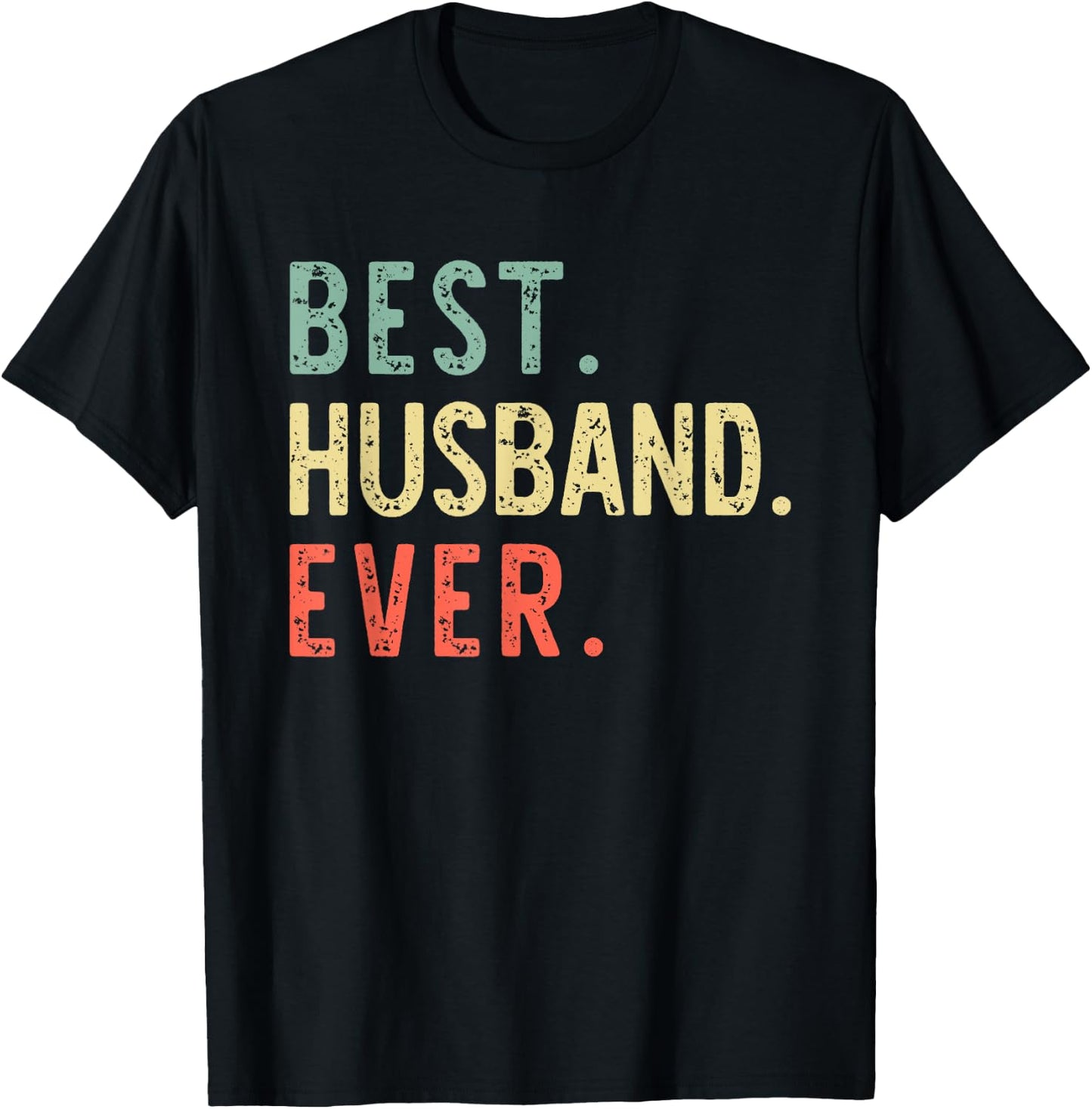 Best Husband Ever Retro Vintage T-Shirt - T-Shirt | Black