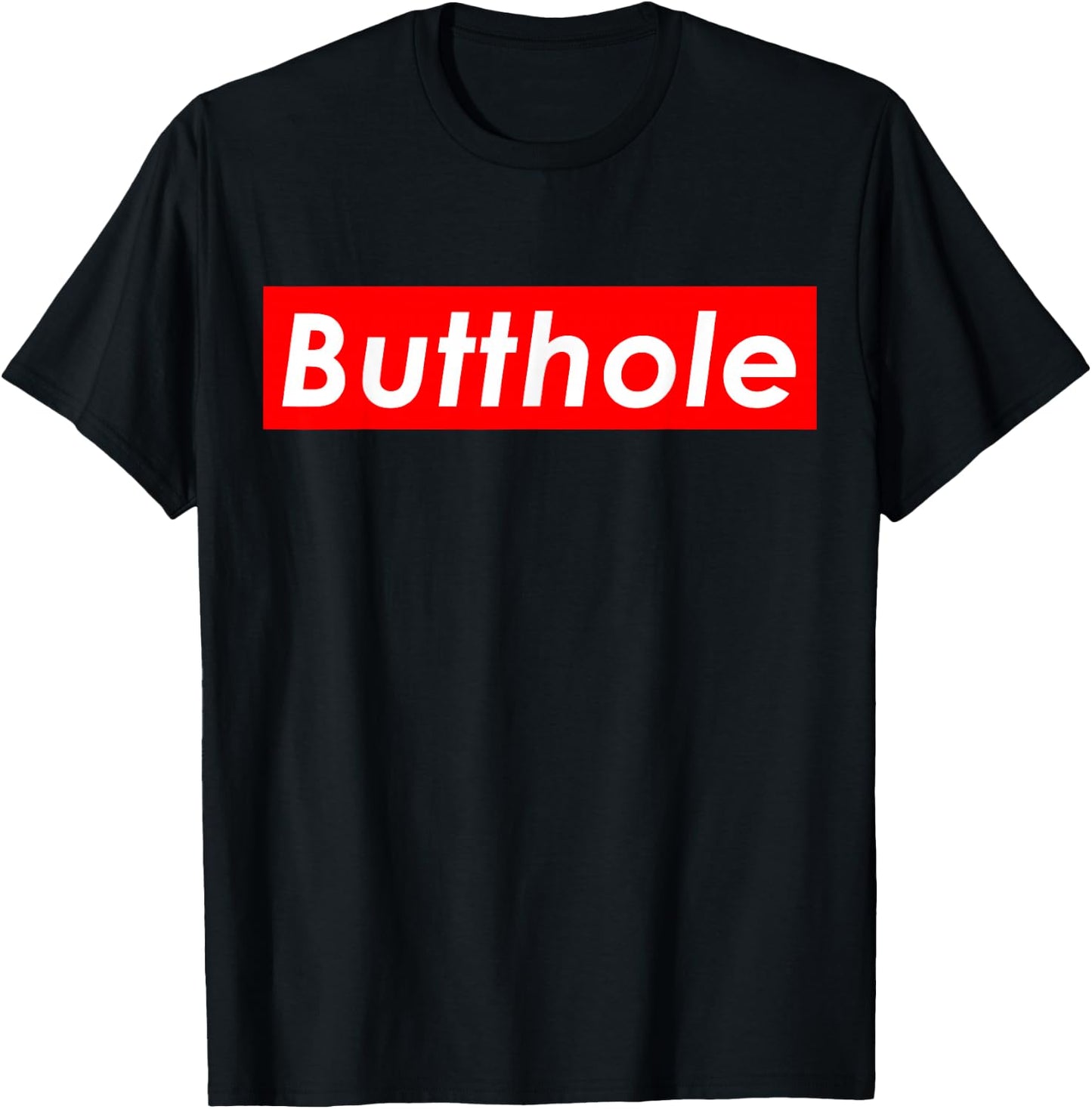 Butthole Meme T-Shirt - T-Shirt | Black