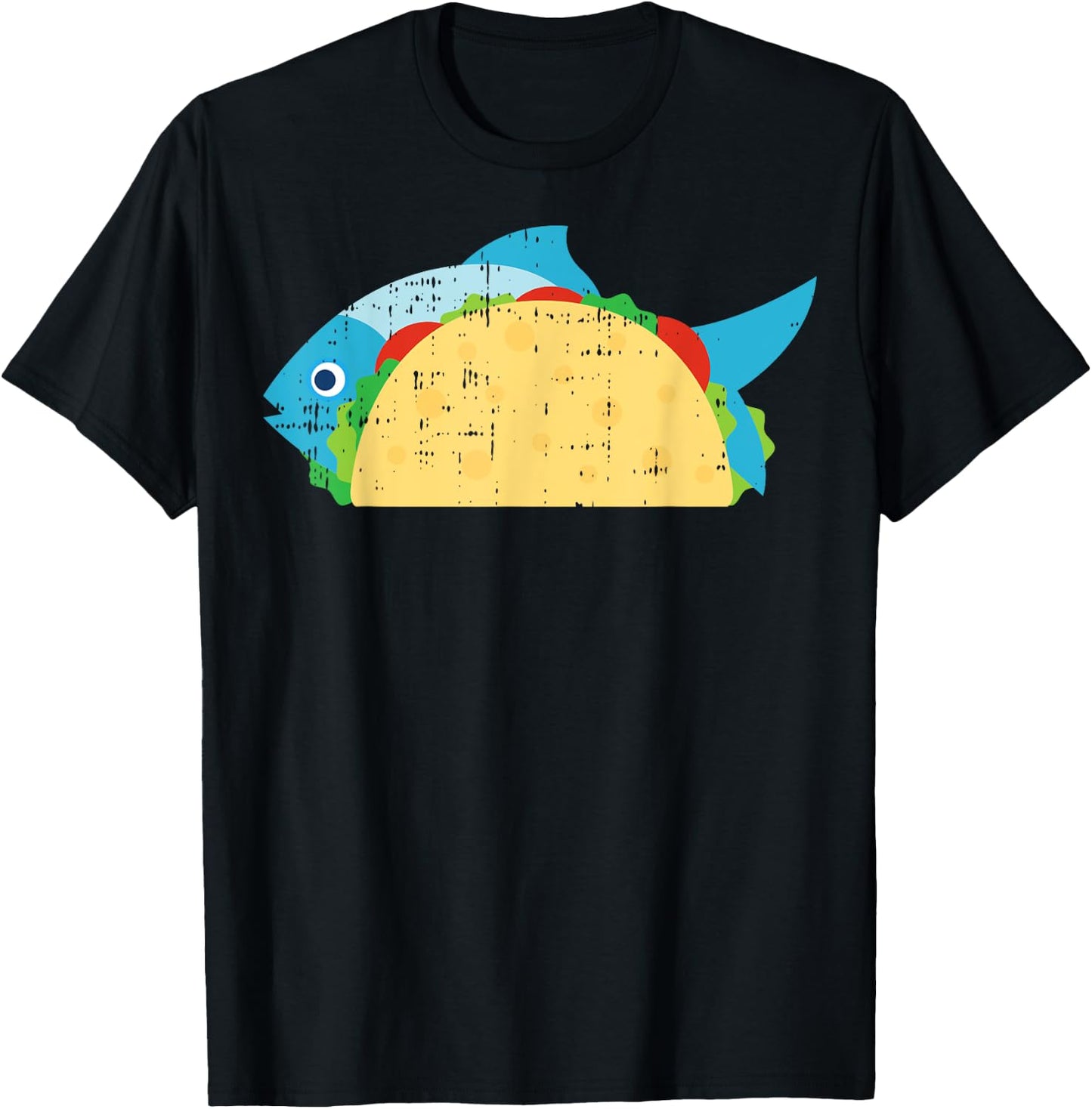 Fish Taco Funny Foodie Cinco De Mayo Food Lover T-Shirt - T-Shirt | Black