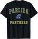 Parlier High School Panthers C1 T-Shirt - T-Shirt | Black