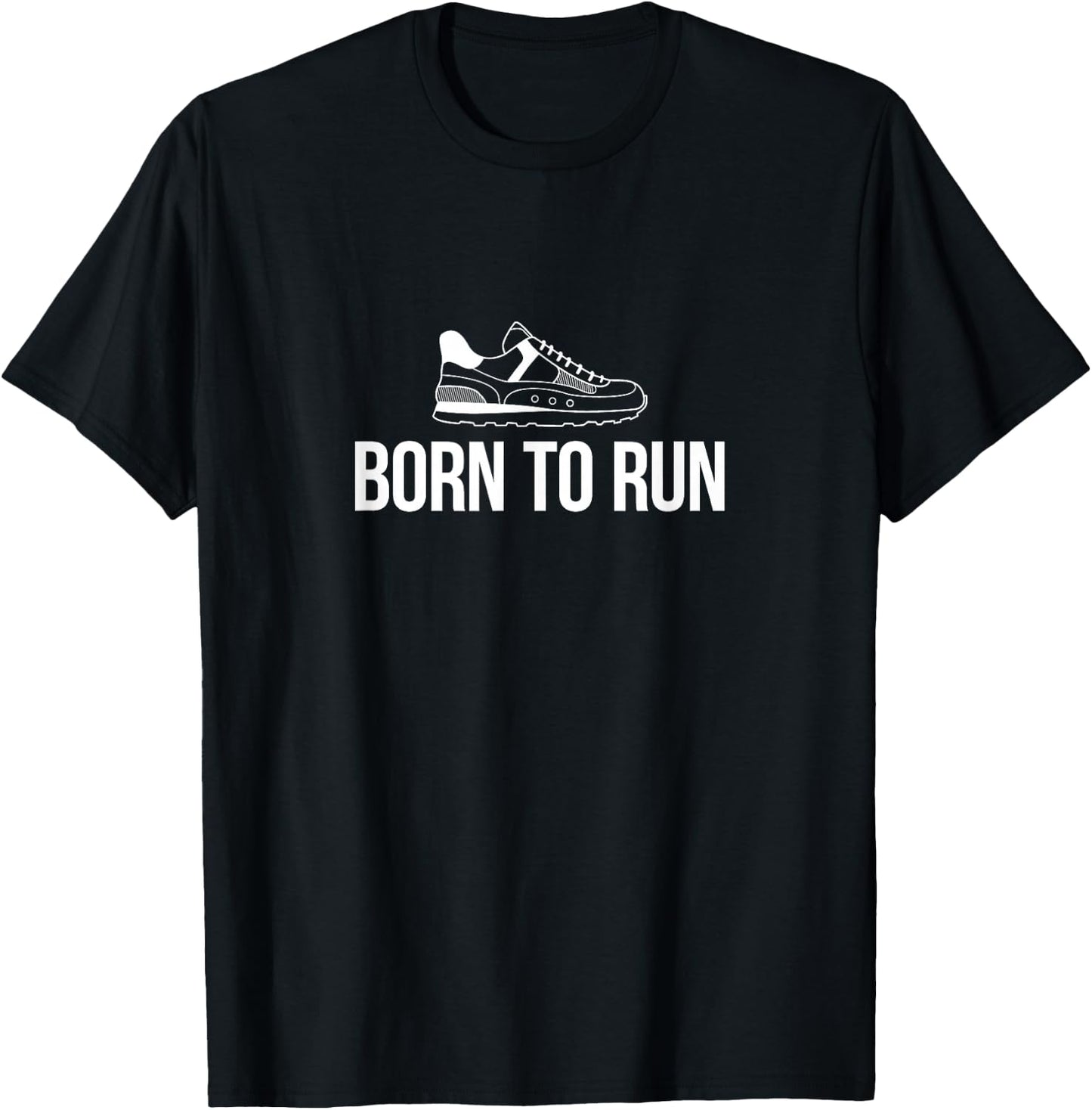 Born To Run - Runners T-Shirt - T-Shirt | Black