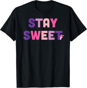 My Melody Stay Sweet T-Shirt - T-Shirt | Black