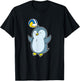 Penguin plays Volleyball T-Shirt - T-Shirt | Black