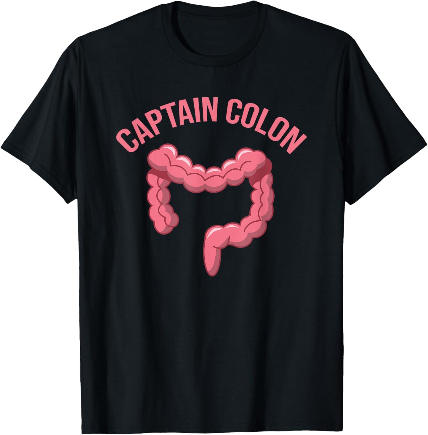 Captain Colon Funny Diverticulitis Awareness Gift T-Shirt - T-Shirt | Black