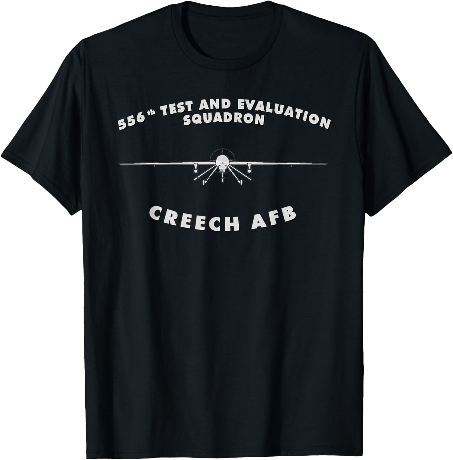 556th Test and Evaluation Squadron, Creech AFB MQ-1 T-Shirt - T-Shirt | Black