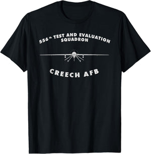 556th Test and Evaluation Squadron, Creech AFB MQ-1 T-Shirt - T-Shirt | Black