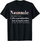 Nammie Like Grandmother but So Much Cooler T-Shirt - T-Shirt | Black