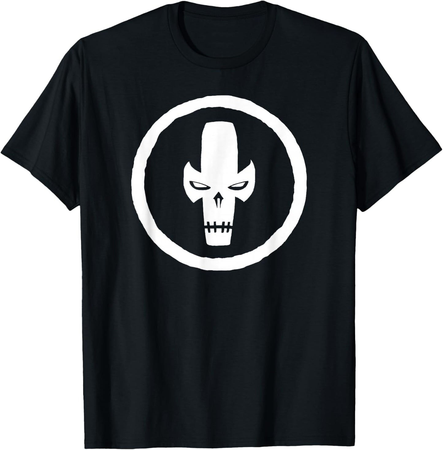 Marvel Crossbones Classic Logo Mask Emblem Graphic T-Shirt - T-Shirt | Black
