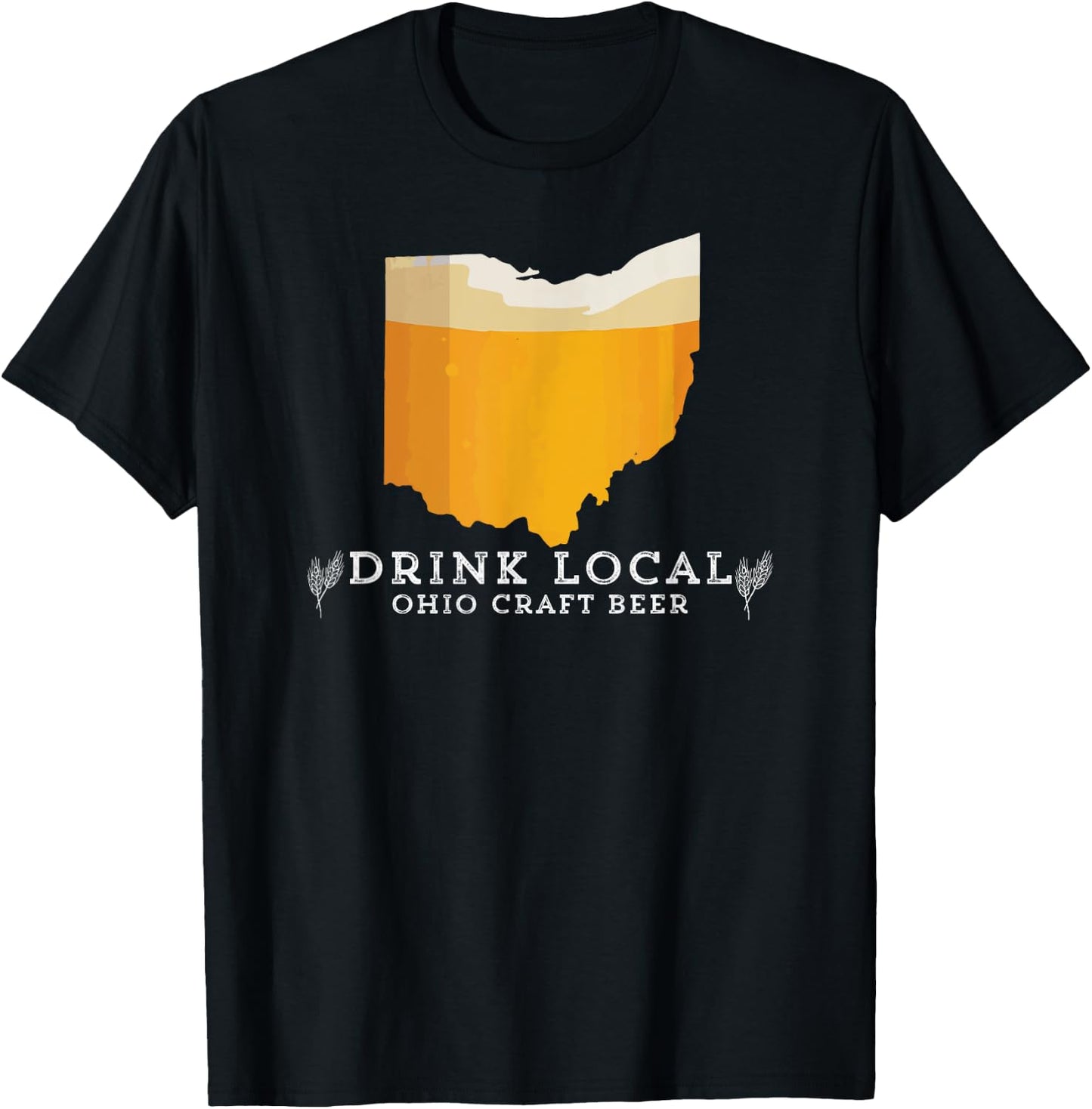 Drink Good Local Craft Beer: Ohio T Shirt T-Shirt - T-Shirt | Black