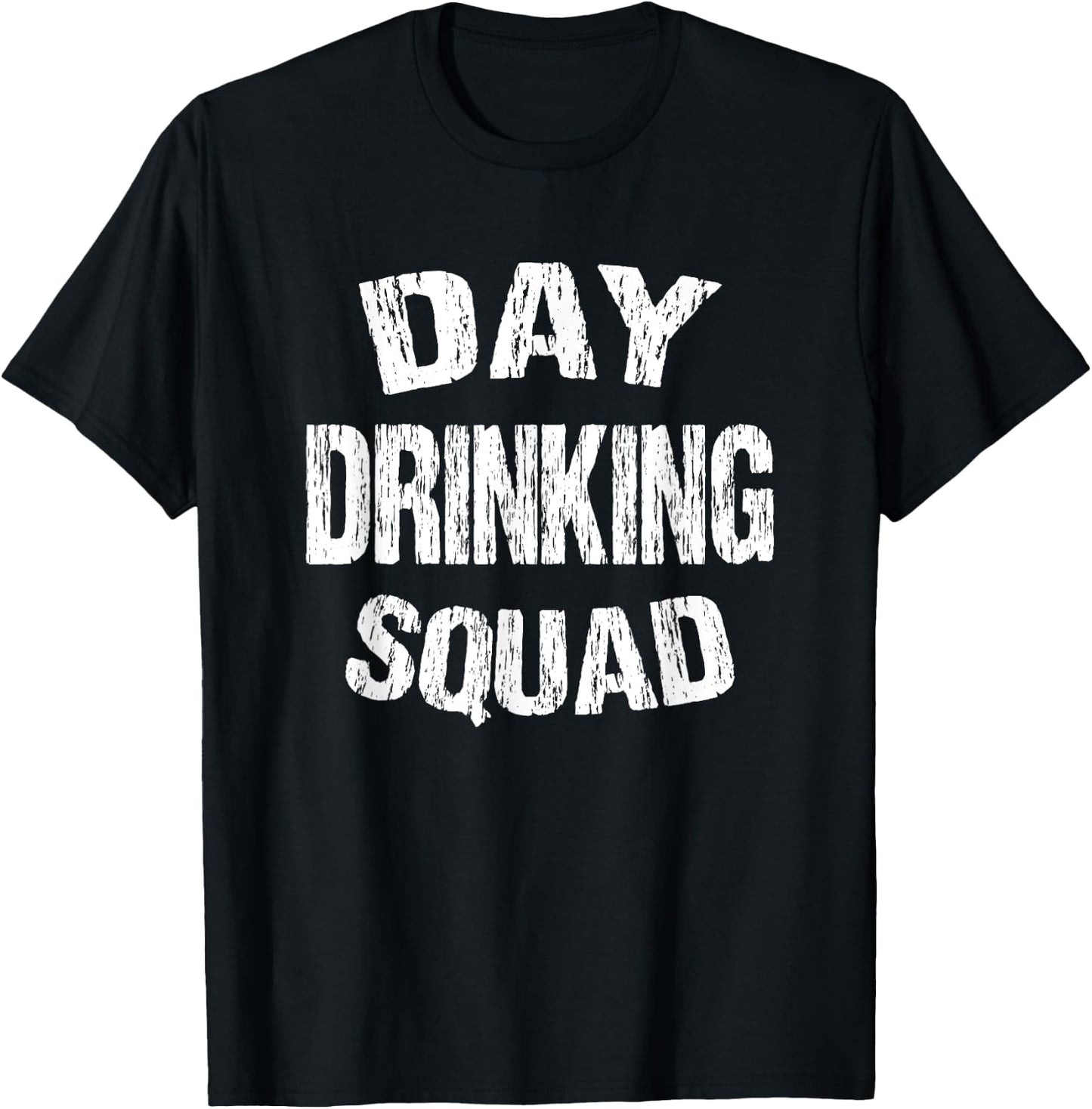 Day Drinking Squad T Shirt | Support Day Drinking T-Shirt - T-Shirt | Black