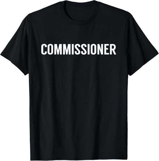 Fantasy Football Commissioner Shirt T-Shirt - T-Shirt | Black