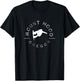 Mount Hood Oregon Graphic Vintage Snowboarding T-Shirt - T-Shirt | Black