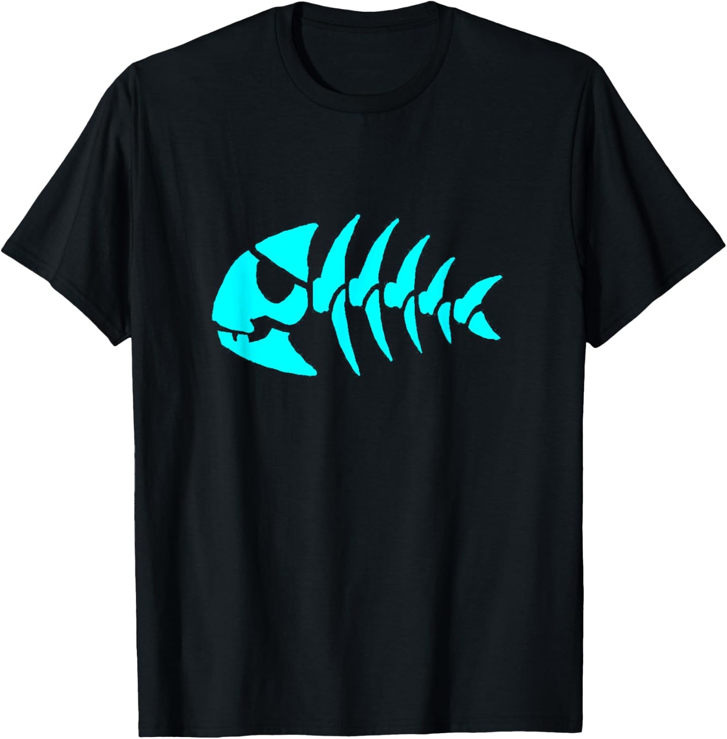Pastafarian Jolly Pirate Fish Shirt FSM T-Shirt - T-Shirt | Black