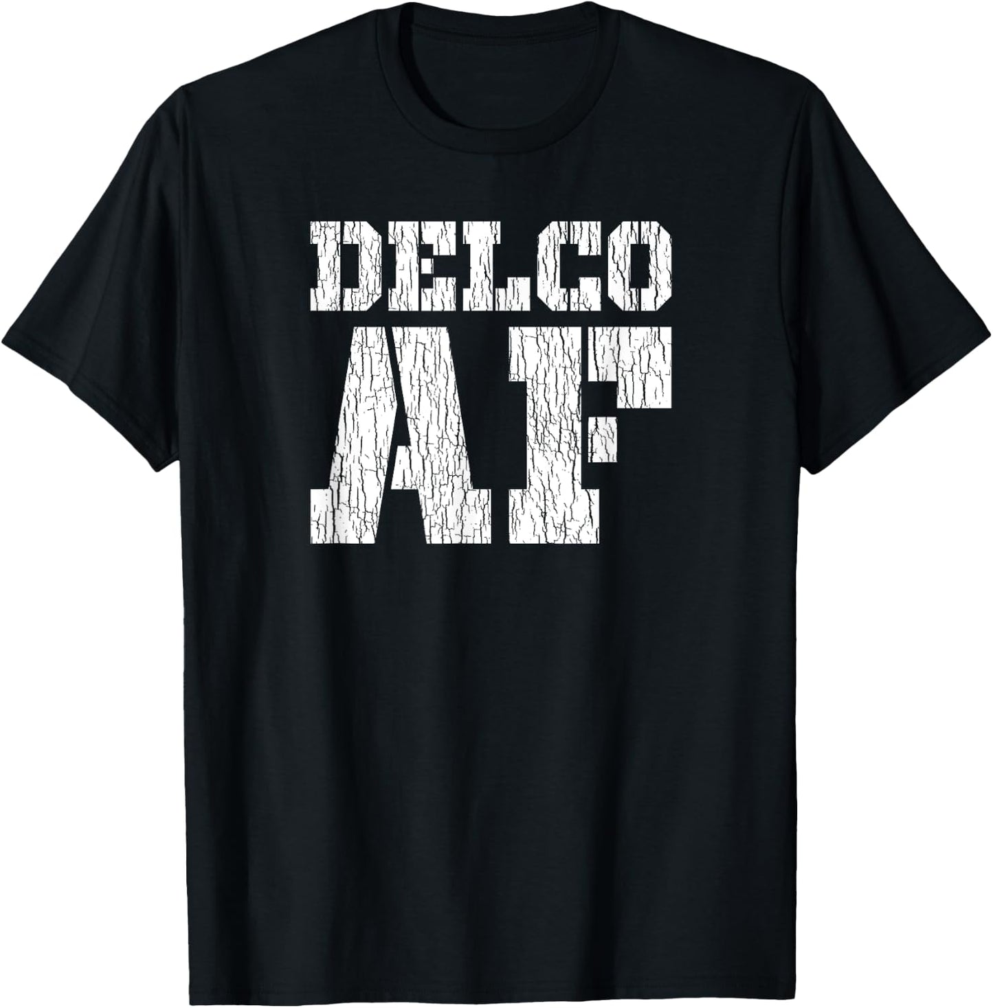 Delco AF Delaware County Philly Philadelphia PA Chester T-Shirt - T-Shirt | Black