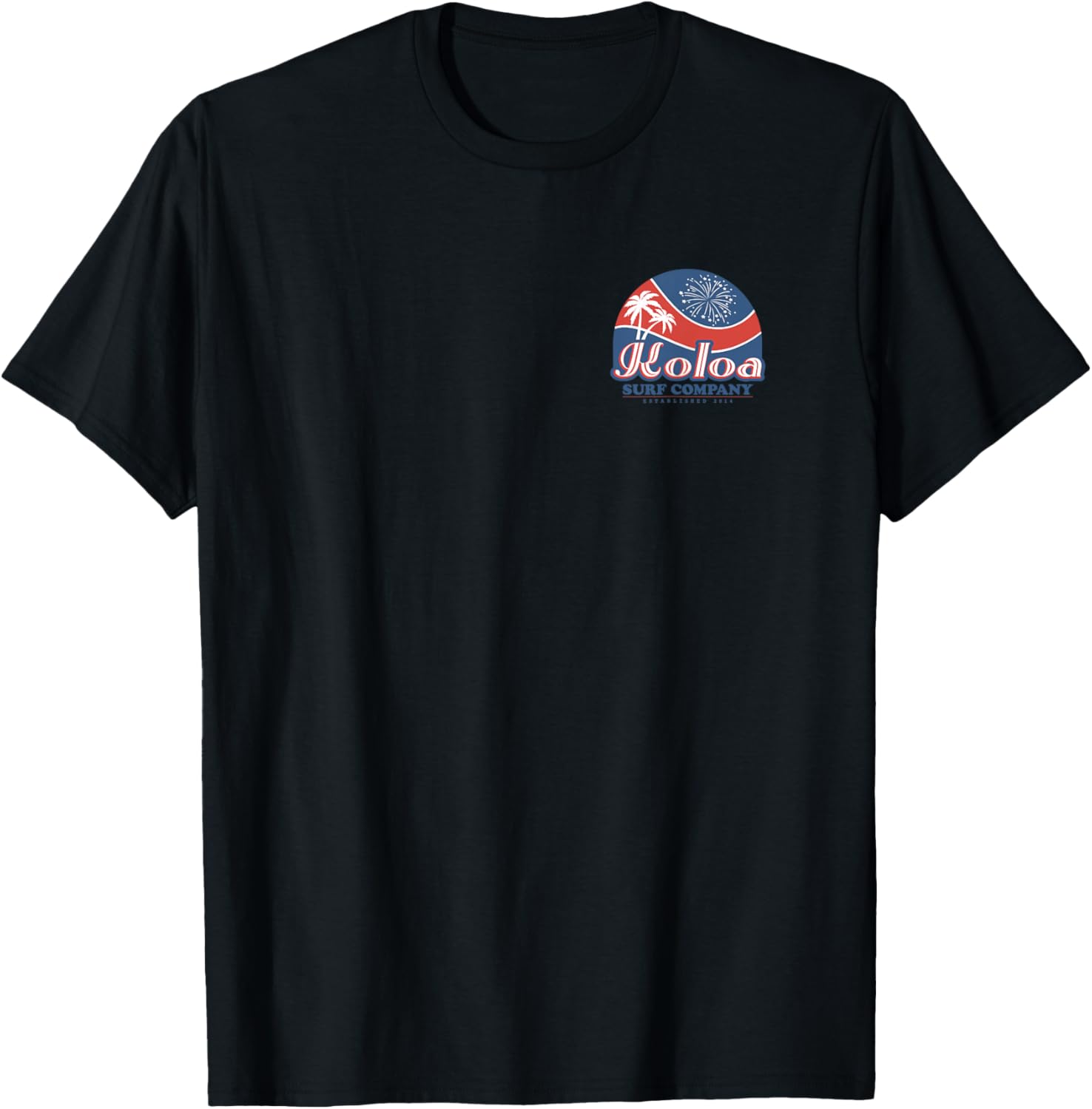 Koloa Surf Fireworks Graphic T-Shirt - T-Shirt | Black