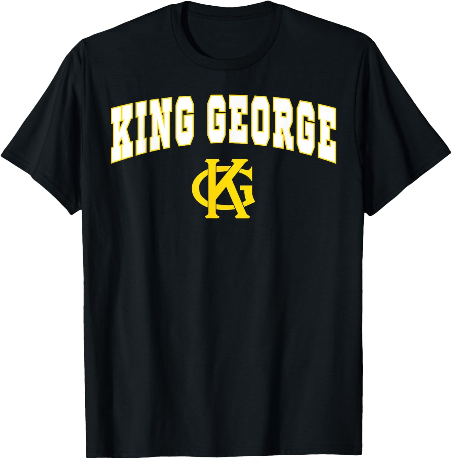 King George High School Foxes C2 T-Shirt - T-Shirt | Black