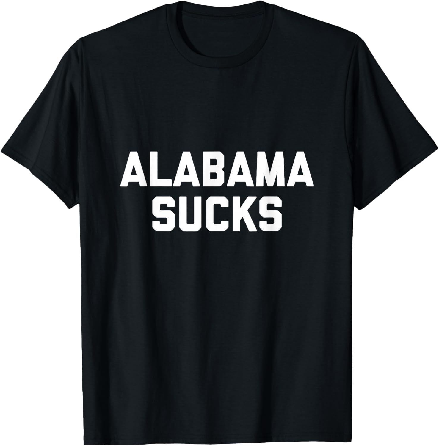 Alabama Sucks T-Shirt - T-Shirt | Black