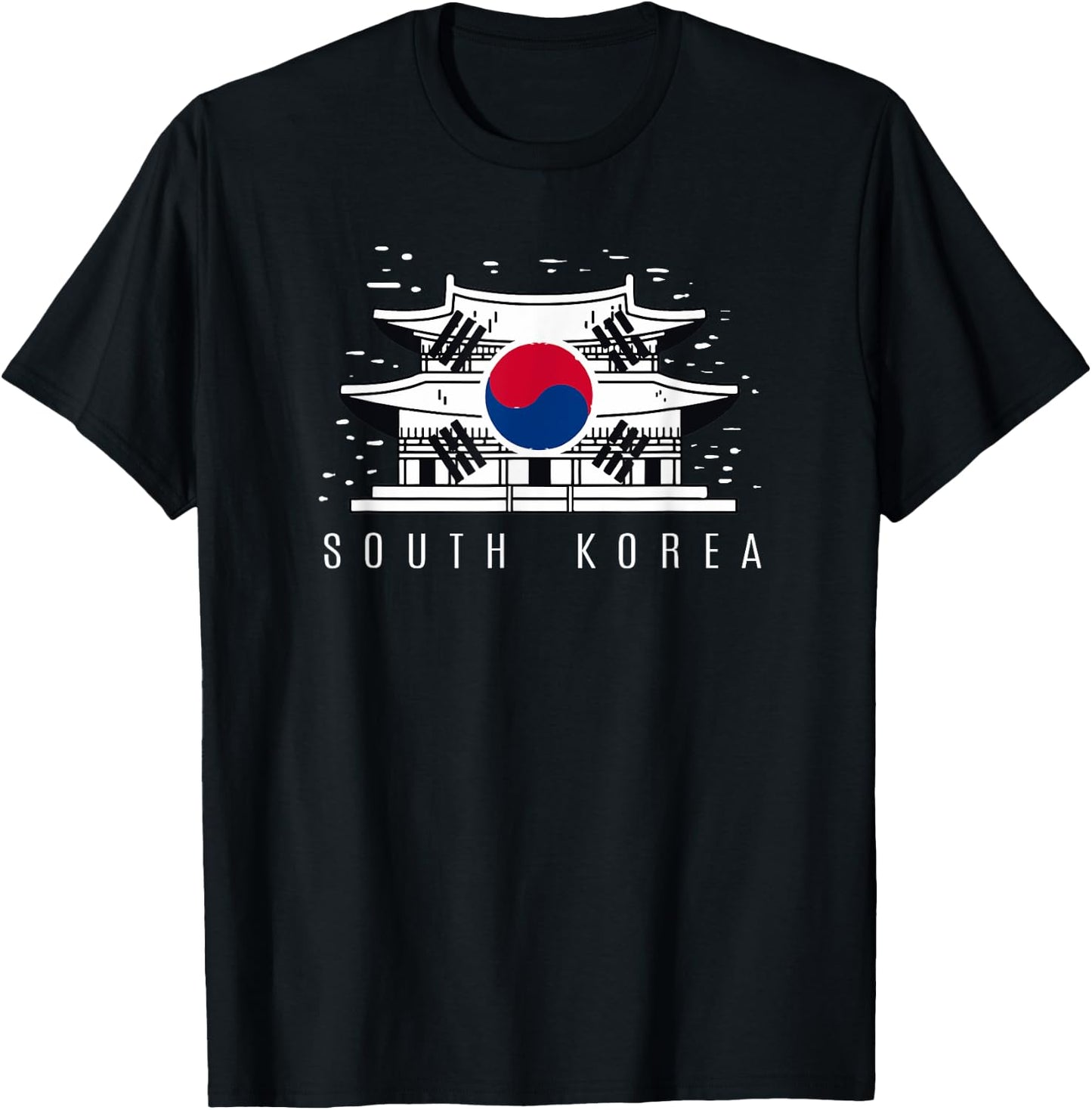 Patriotic South Korea Flag Jersey for Korean T-Shirt - T-Shirt | Black