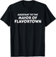 Mayor Flavortown Assistant American Food Flavor Town T Shirt T-Shirt - T-Shirt | Black