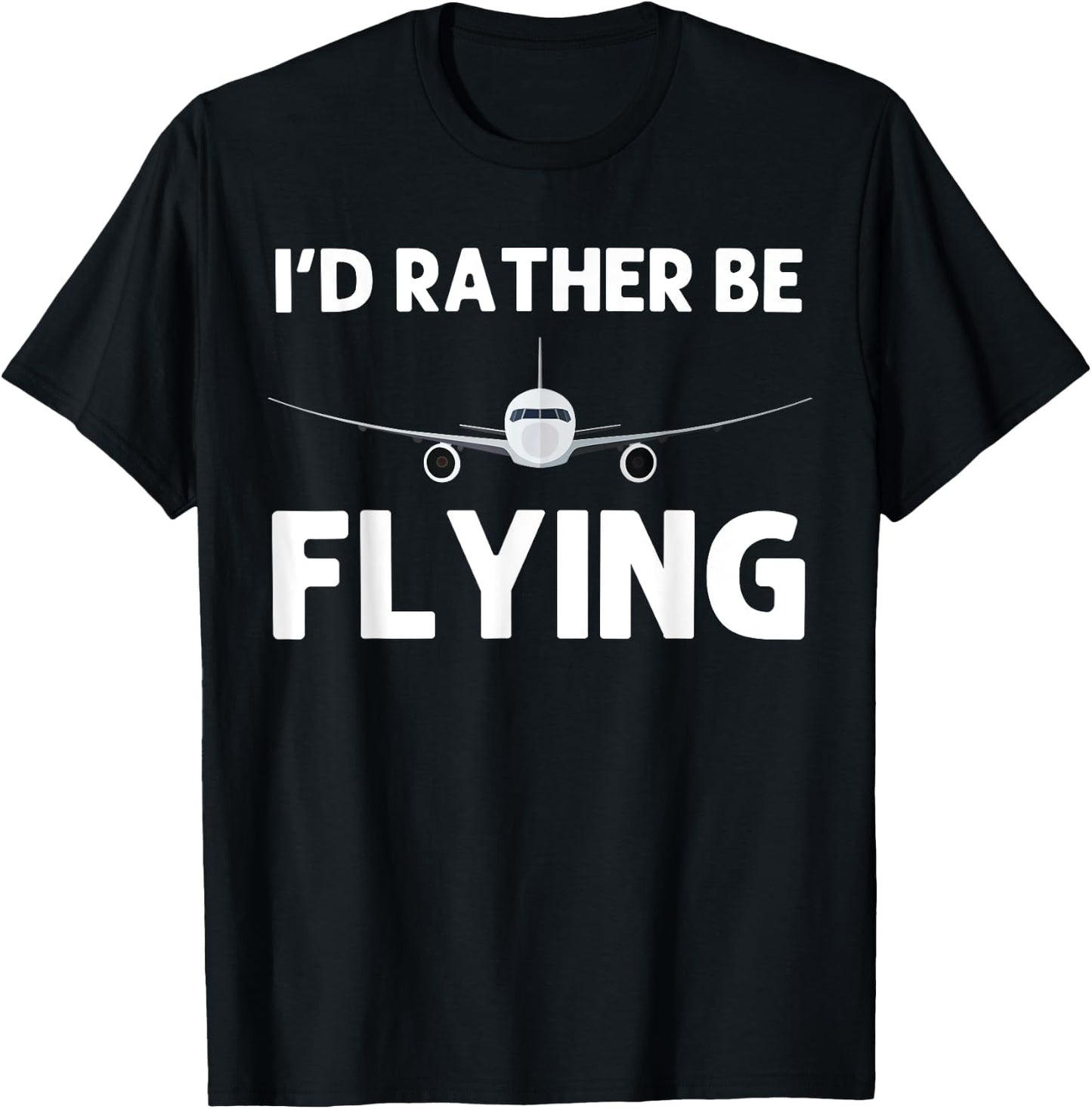Funny Pilot Design Women Aviation Airplane Pilot T-Shirt - T-Shirt | Black