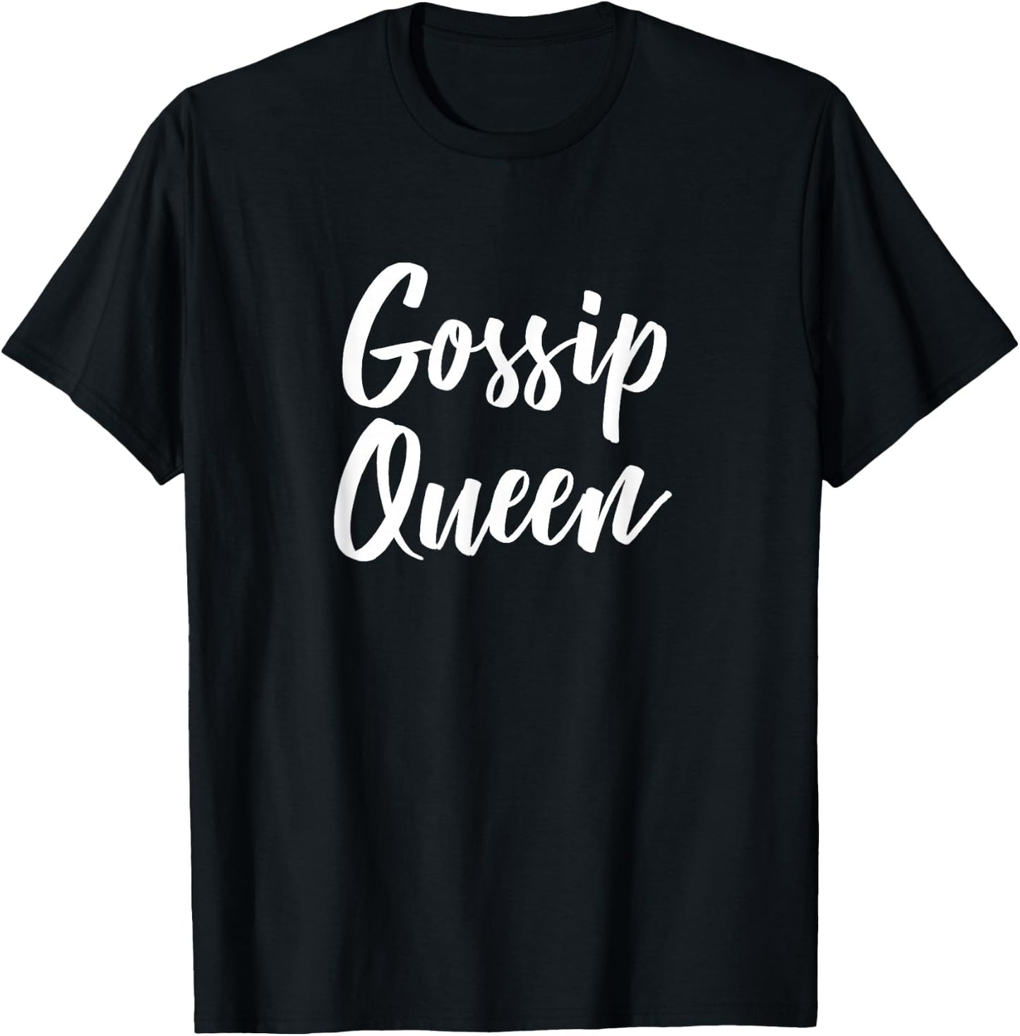 Gossip Queen T-Shirt - T-Shirt | Black