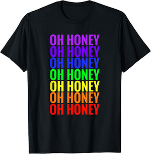 Trixie Oh Honey Rainbow T-Shirt - T-Shirt | Black