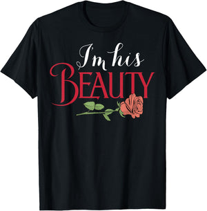 His Hers Shirts - I'm His Beauty T-Shirt - T-Shirt | Black