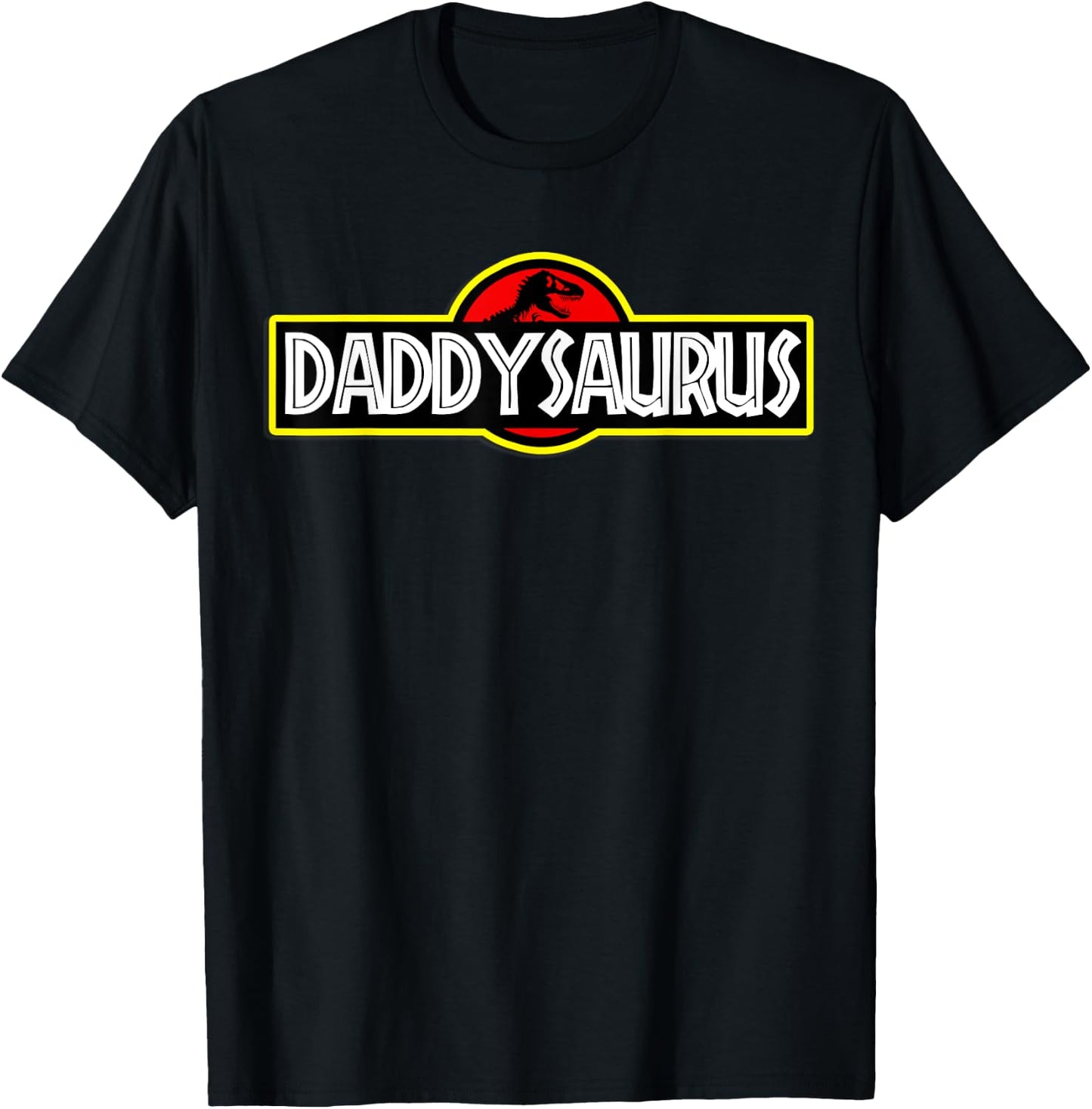 Daddysaurus T shirt, Daddysaurus Rex Fathers Day T-Shirt - T-Shirt | Black