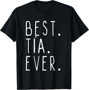 Best Tia Ever Family Cool T-Shirt - T-Shirt | Black