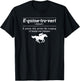 Equinetrovert Horse Definition T-Shirt - T-Shirt | Black