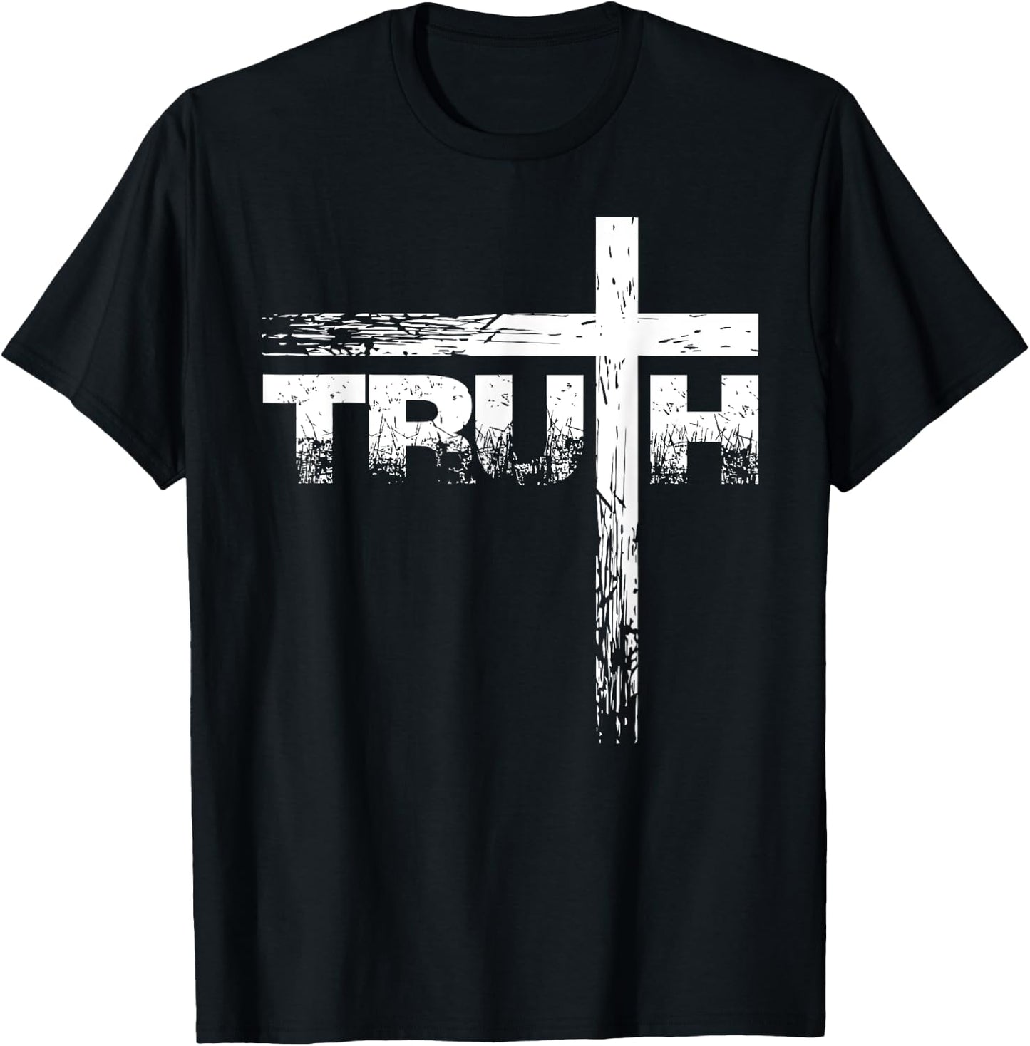 Christian Truth and Cross Christian Cross Shirt T-Shirt - T-Shirt | Black