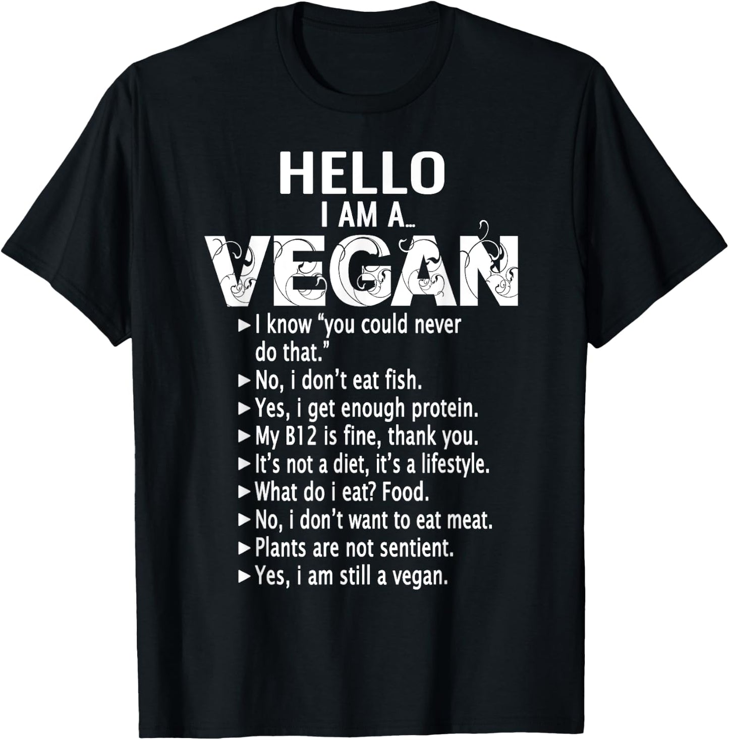 Funny Pro Vegan Activism Gym Athlete Gift Christmas T-Shirt - T-Shirt | Black