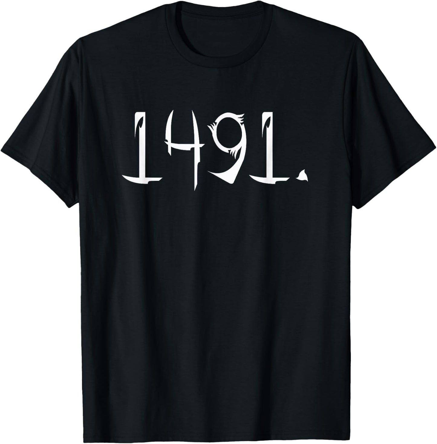 1491 Pre Columbus Indigenous People Day Native Americans T-Shirt - T-Shirt | Black