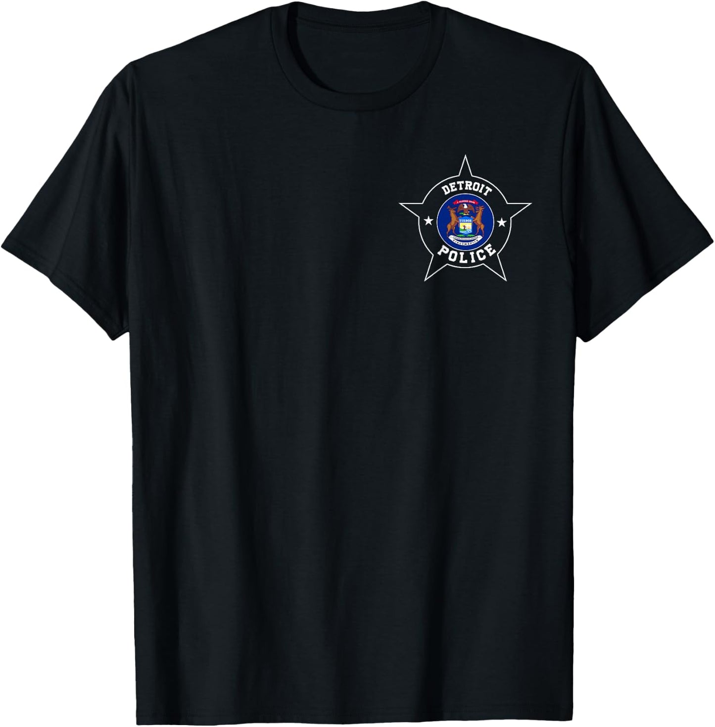 Detroit Police T Shirt - DPD T-Shirt - T-Shirt | Black