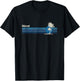 Biloxi MS Vintage 80s Palm Trees Sunset T-Shirt - T-Shirt | Black
