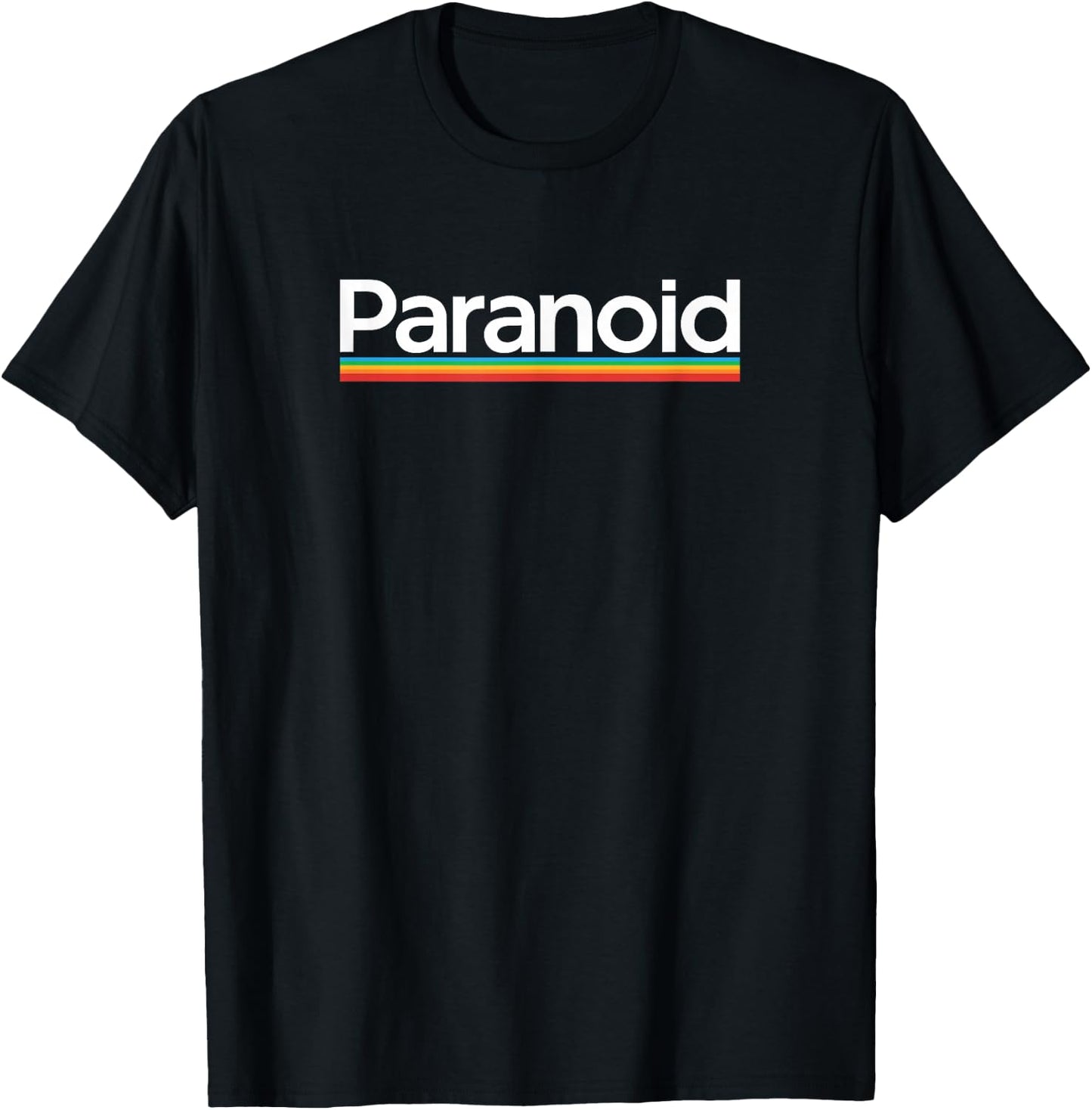 Paranoid Photography Vaporwave Aesthetic Streetwear Vintage T-Shirt - T-Shirt | Black
