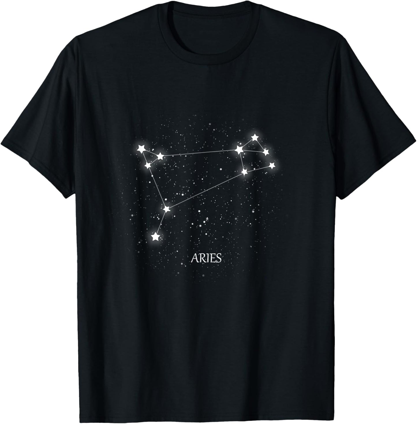 Best Aries Constellation T Shirt T-Shirt - T-Shirt | Black