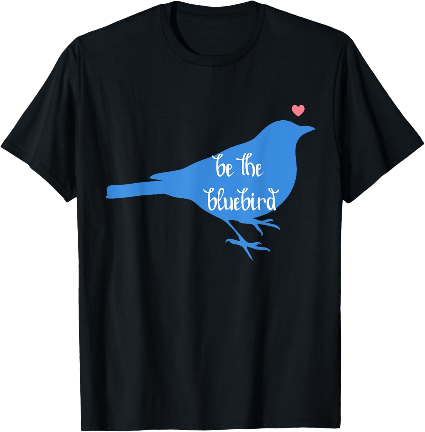 Bluebird of Happiness, Positivity, Be Happy, Zen, Kindness T-Shirt - T-Shirt | Black